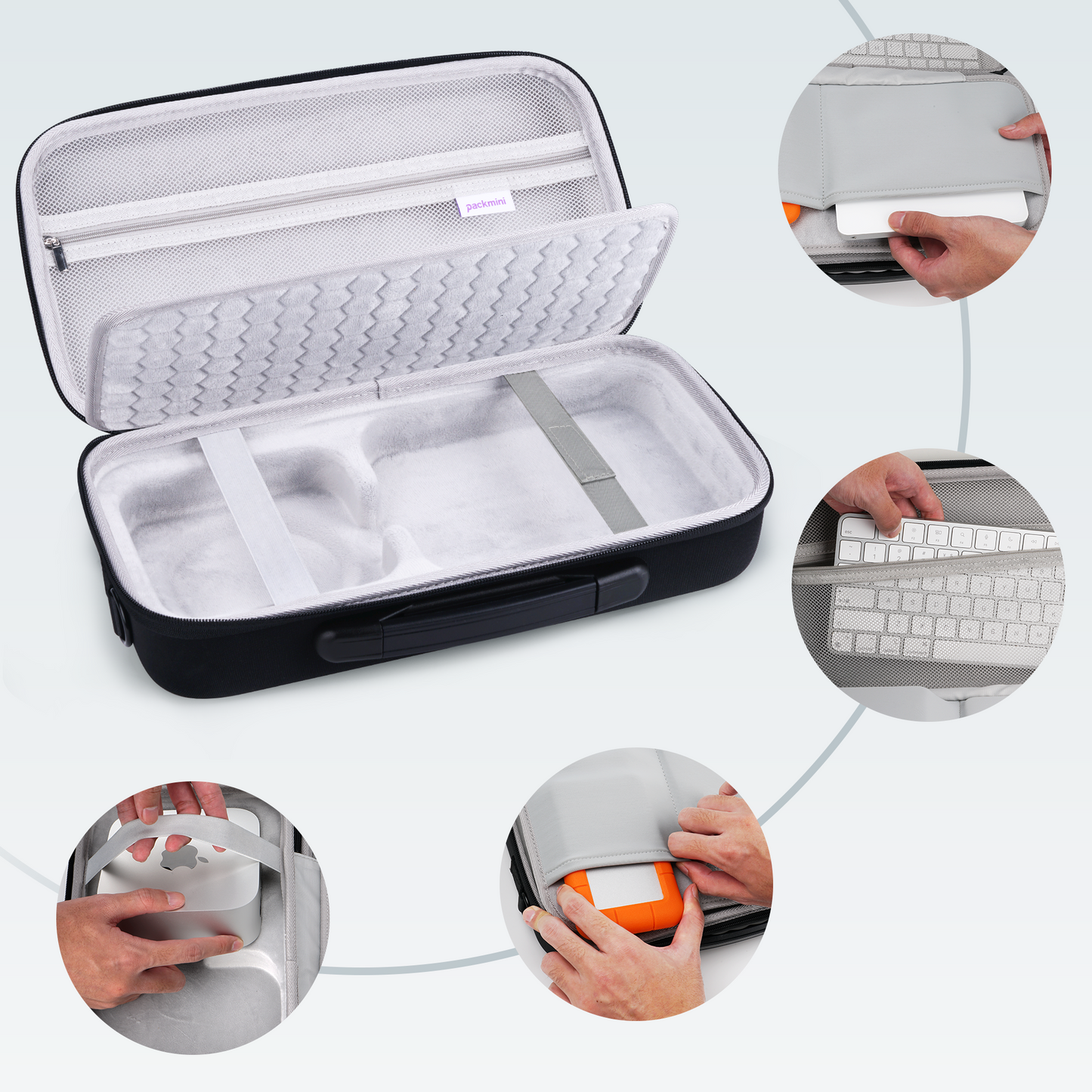 Travel Case for Apple Mac mini M4/M4 Pro