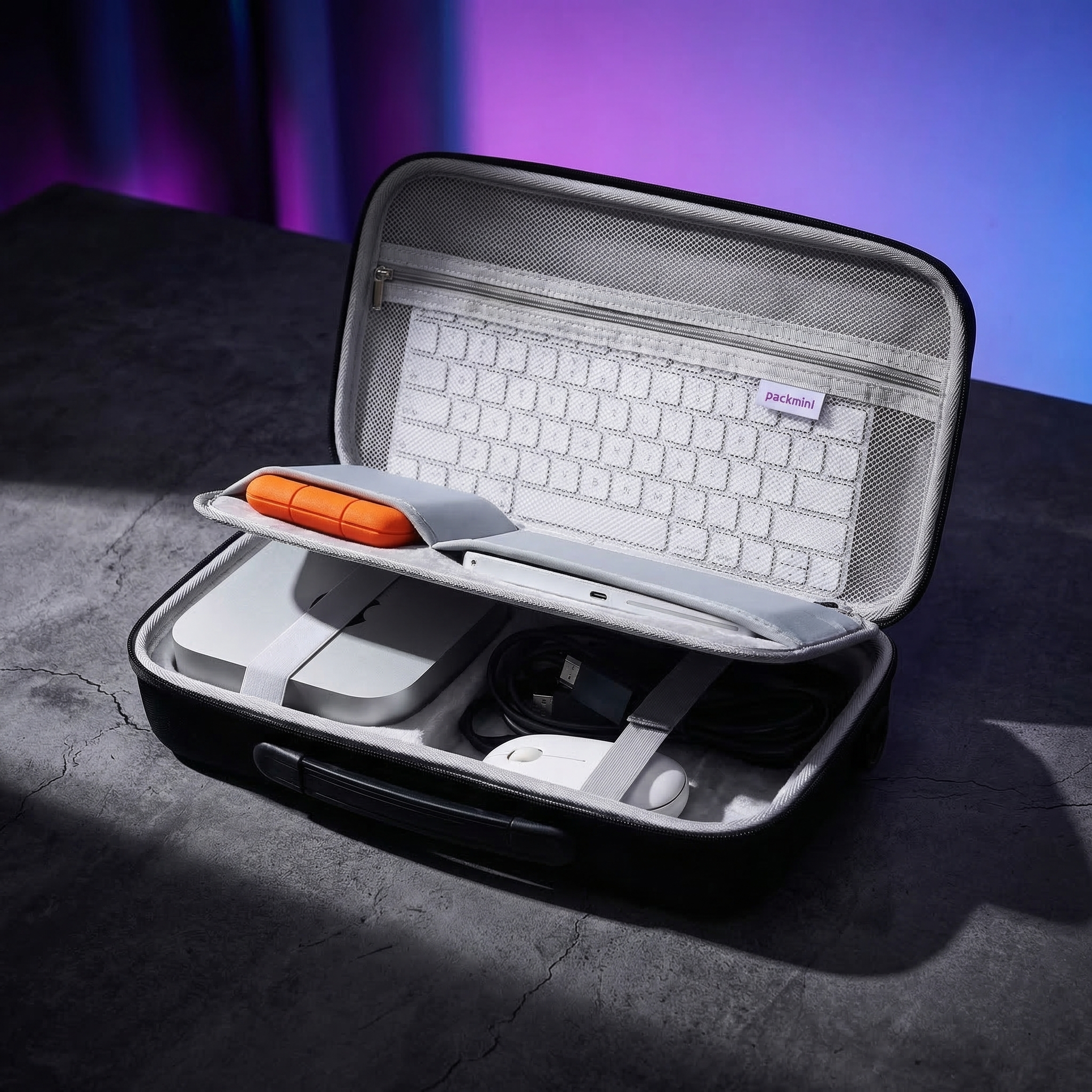 Packmini Travel Case for Apple Mac mini M4/M4 Pro