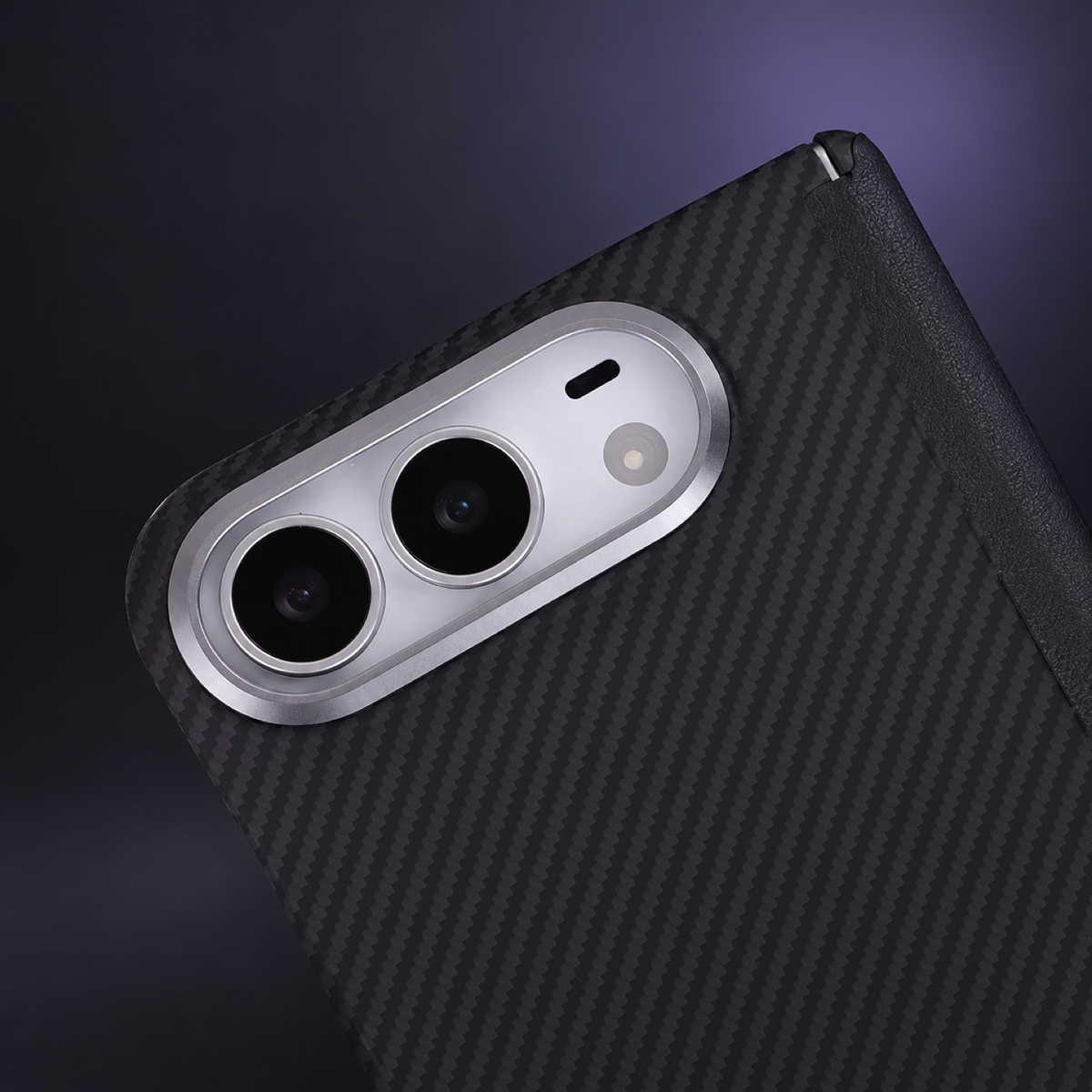 Packmini 600D Aramid Fiber Magnetic Case for iPhone Duo with Hinge Cover